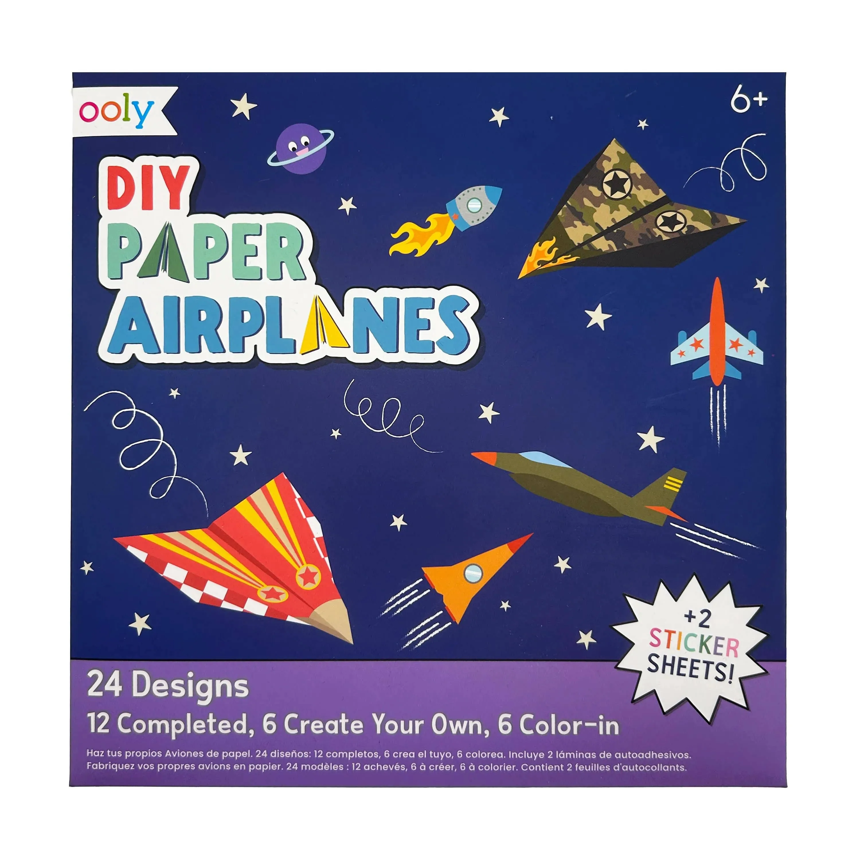 Paper Air Planes Activity Kit - Set of 24 Designs