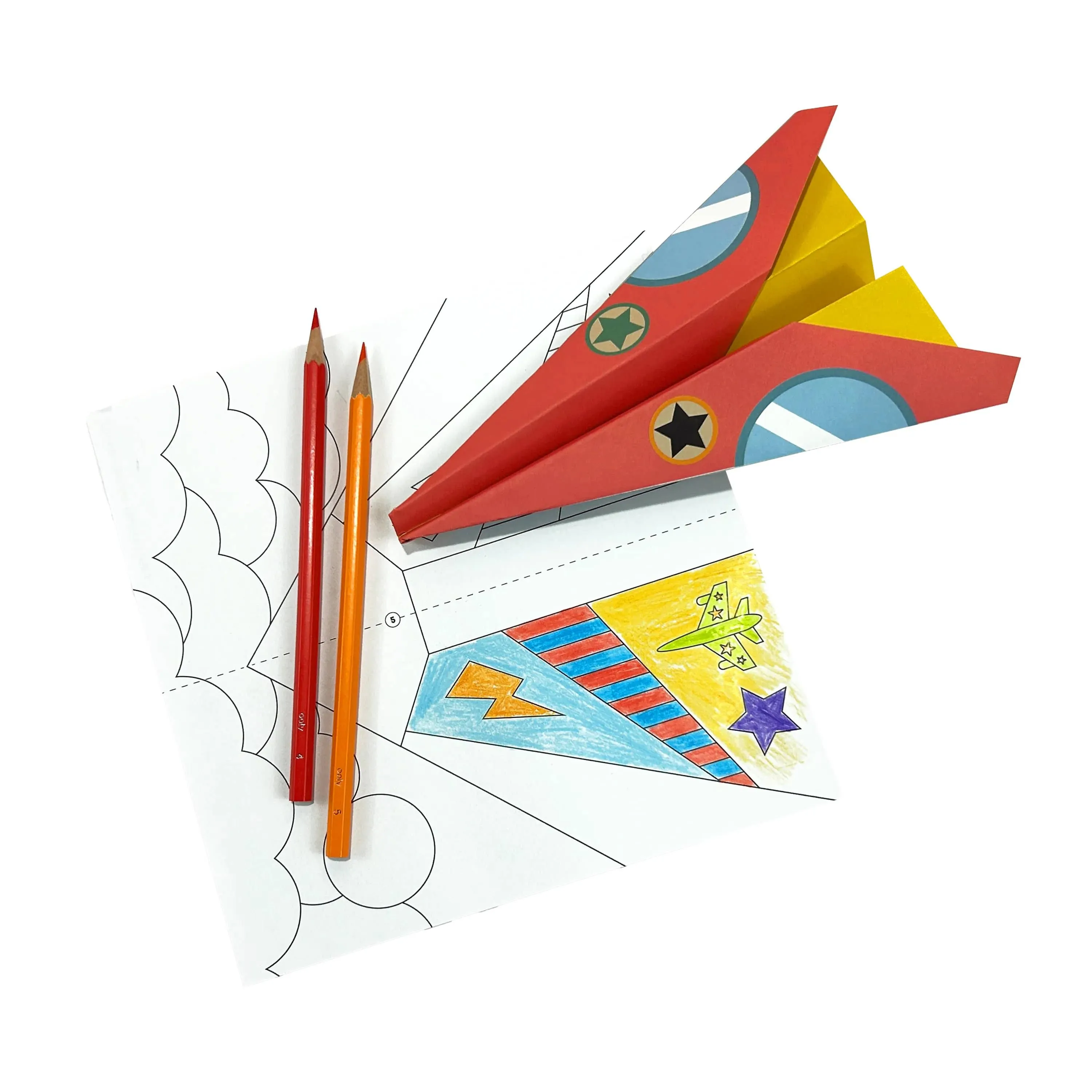 Paper Air Planes Activity Kit - Set of 24 Designs