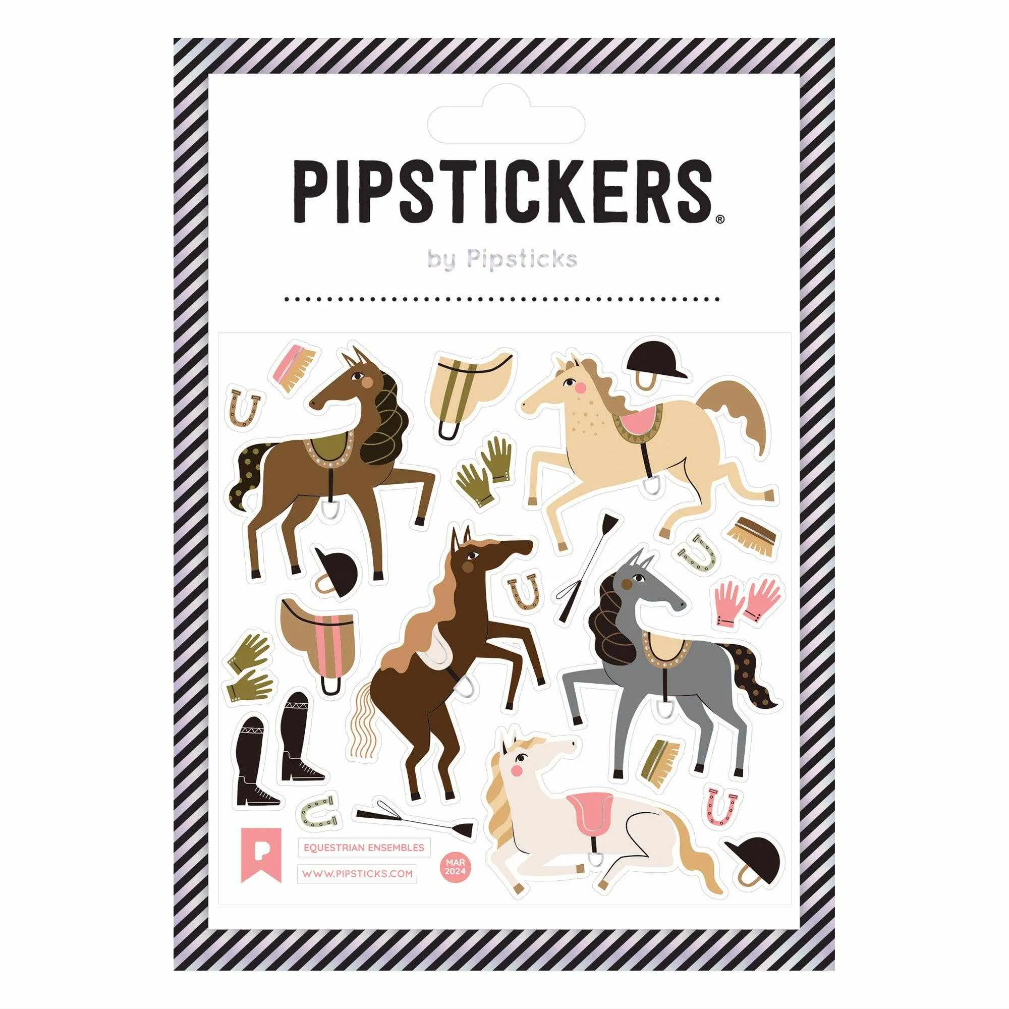 Pipsticks - Equestrian Ensembles sticker sheet