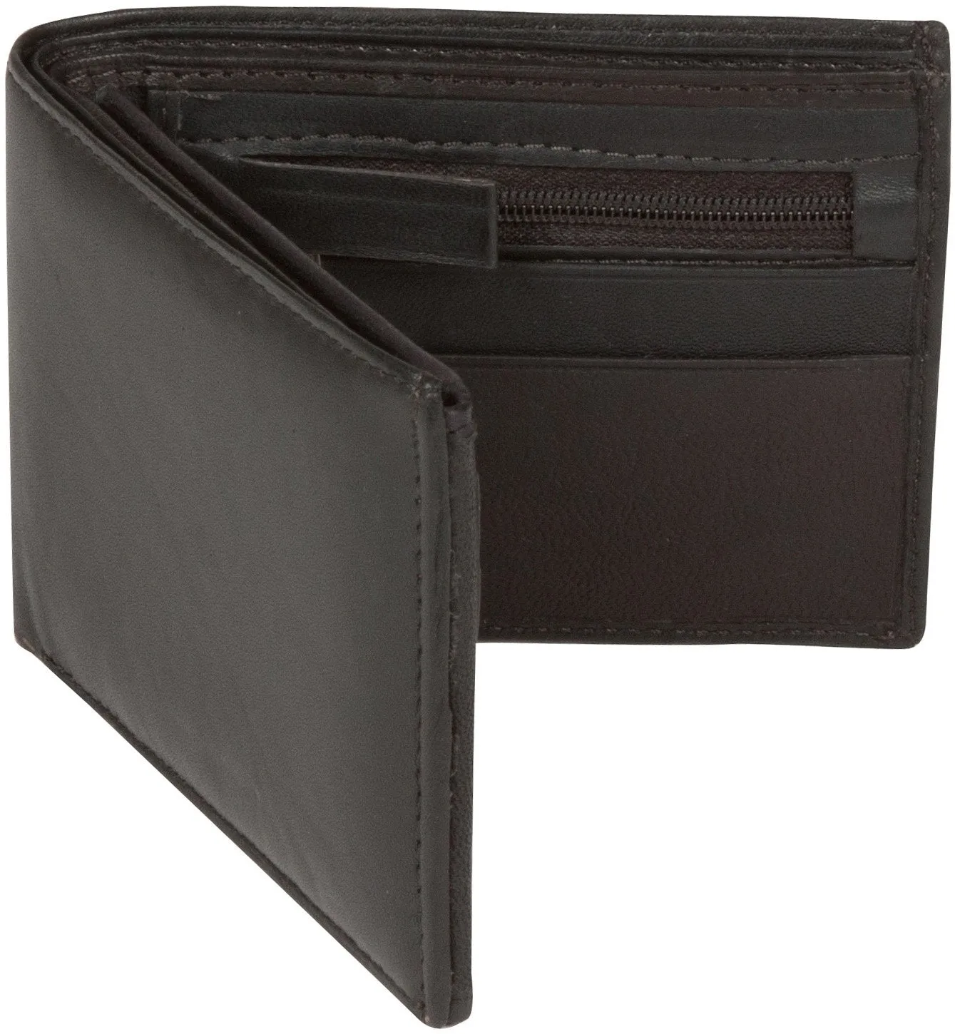 Sakkas Men's Bi-fold Leather Wallet - Comes in a Gift Bag