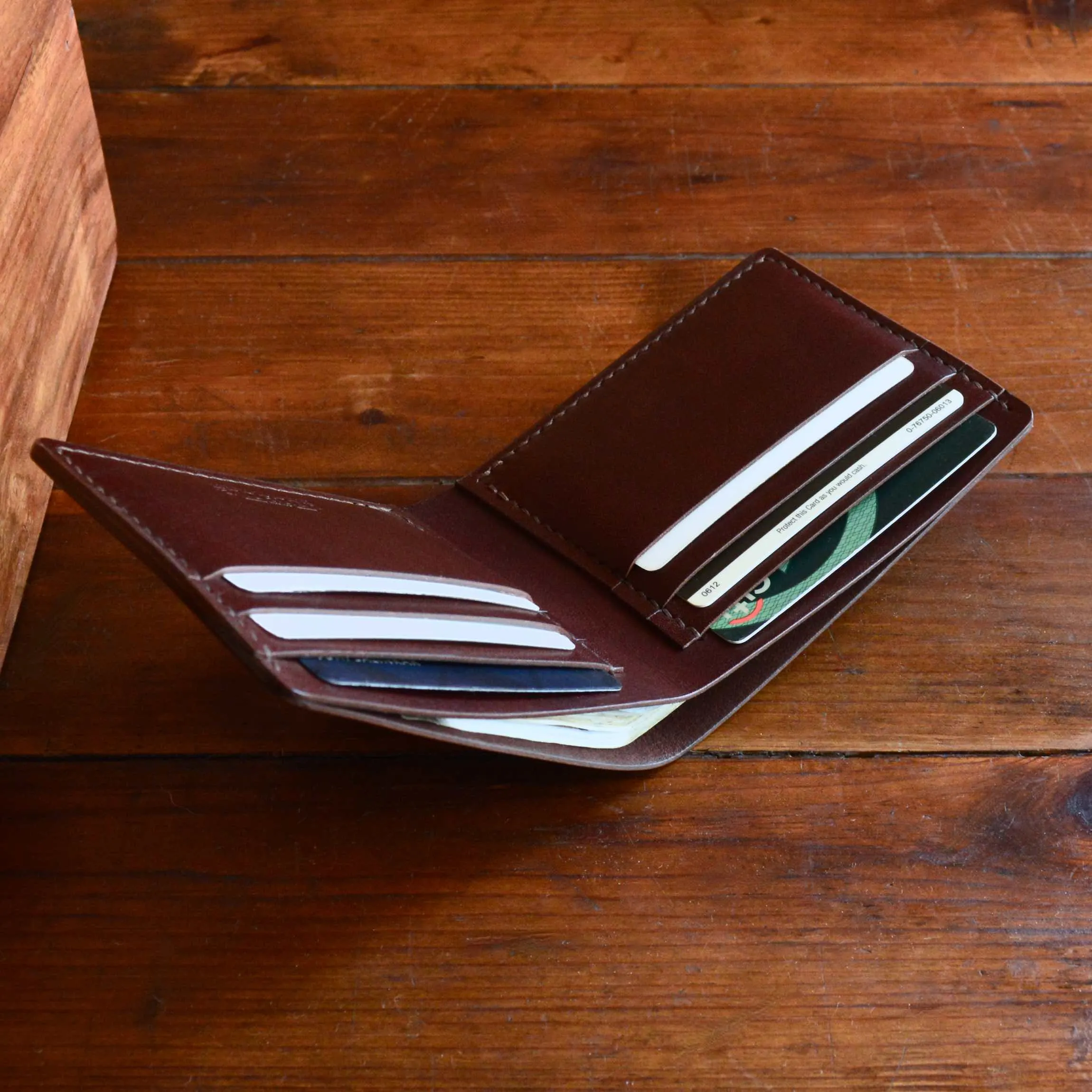 Slim Classic Wallet - Mahogany