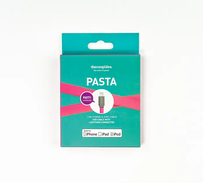 Thecoopidea Pasta Lightning Cable Flat 1M