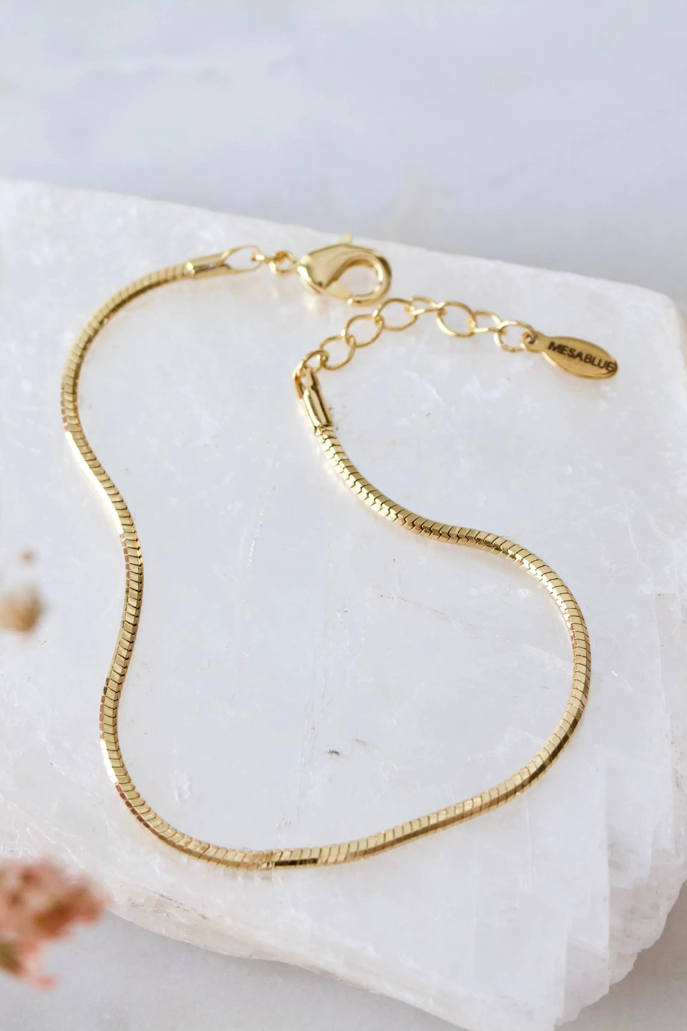 Thin Snake Chain Bracelet