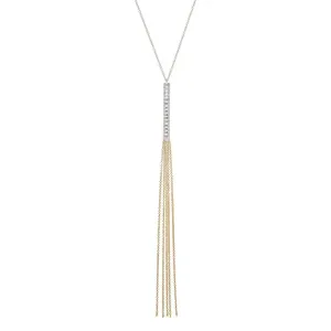 TIMELESS TASSEL DIAMOND NECKLACE, GOLD