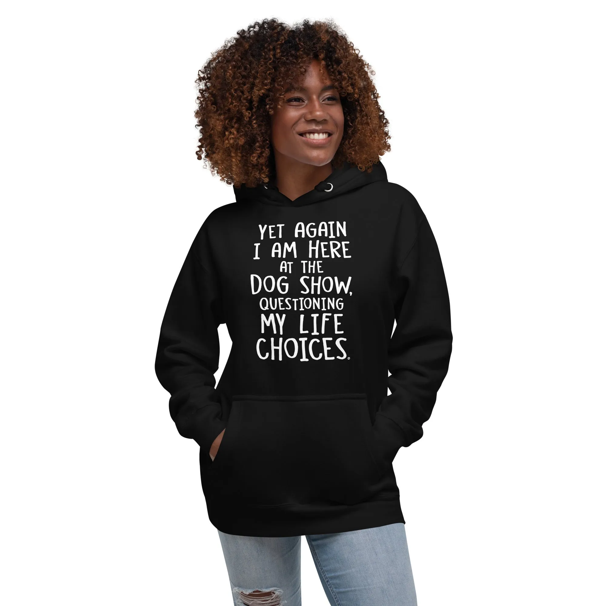 unisex hoodie: life choices