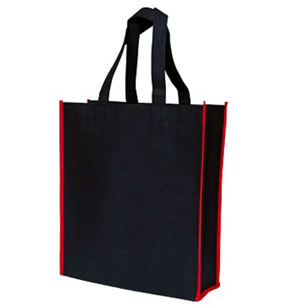 VPCL Non Woven Bag Black/Red 40 x 45cm