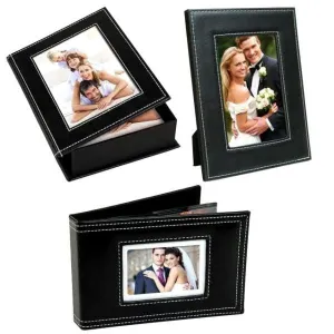 White Stitch Photo Wedding Set