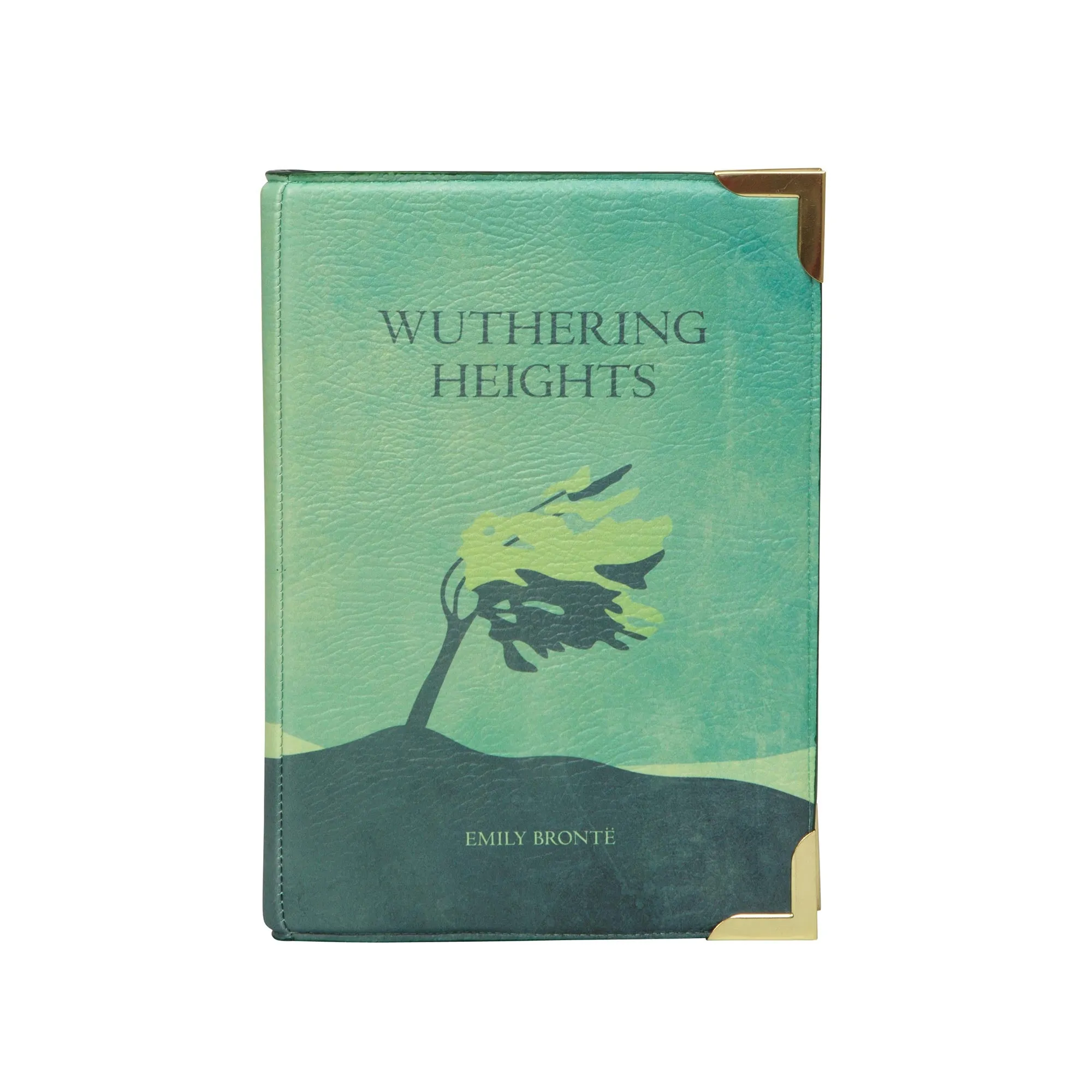 Wuthering Heights Green Book Handbag Crossbody Clutch