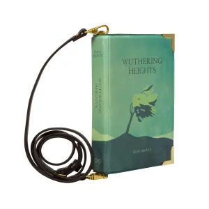 Wuthering Heights Green Book Handbag Crossbody Clutch